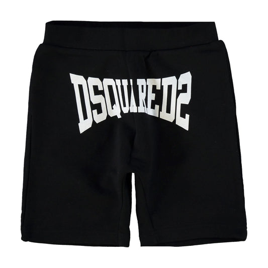 Kids DSQUARED2 Black Sweatshorts