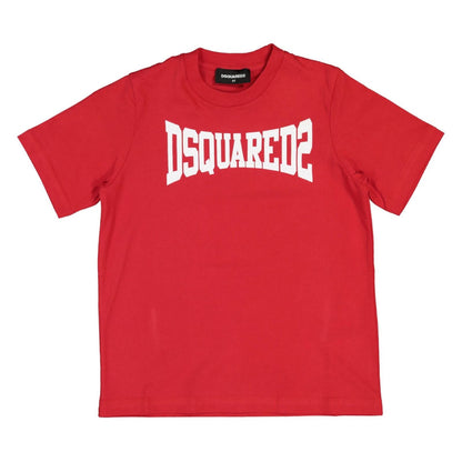 Kids DSQUARED2 Red Logo T-Shirt