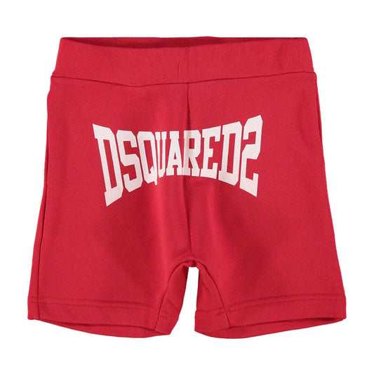 Kids DSQUARED2 Red Sweatshorts