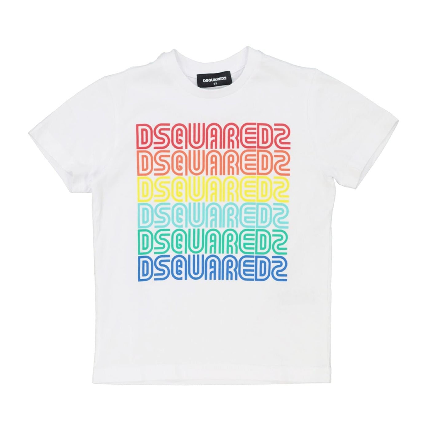 Kids DSQUARED2 White Logo T-Shirt