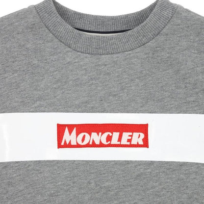 Kids Moncler Grey Logo Sweatshirt