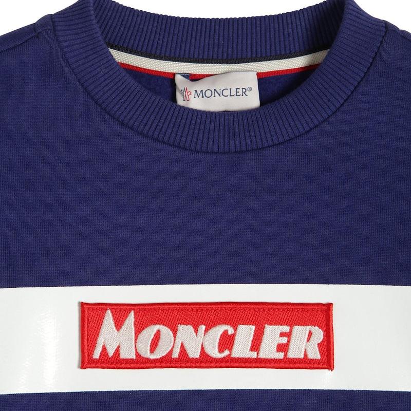 Kids Moncler Navy Logo Sweatshirt