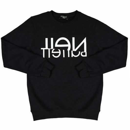 Kids Neil Barrett Black Logo Sweatshirt