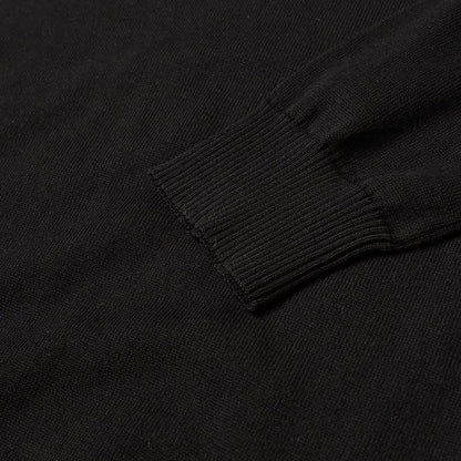 Stone Island Junior Black Classic Crew Knit