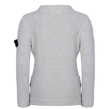 Stone Island Junior Grey Knit Sweat