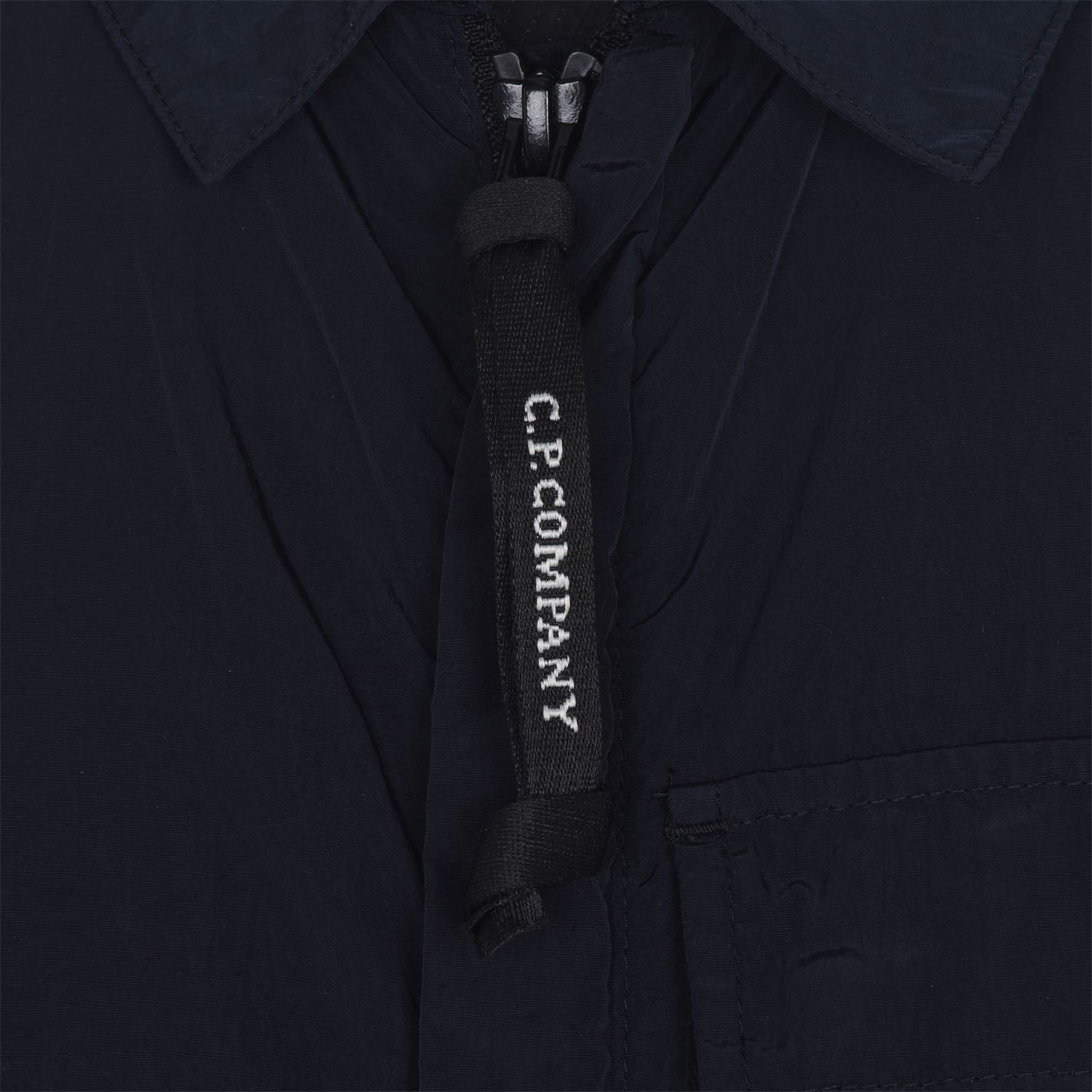 Kids CP Company Navy Chrome Overshirt