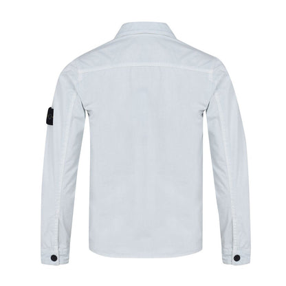 Stone Island Junior Pale Blue Overshirt