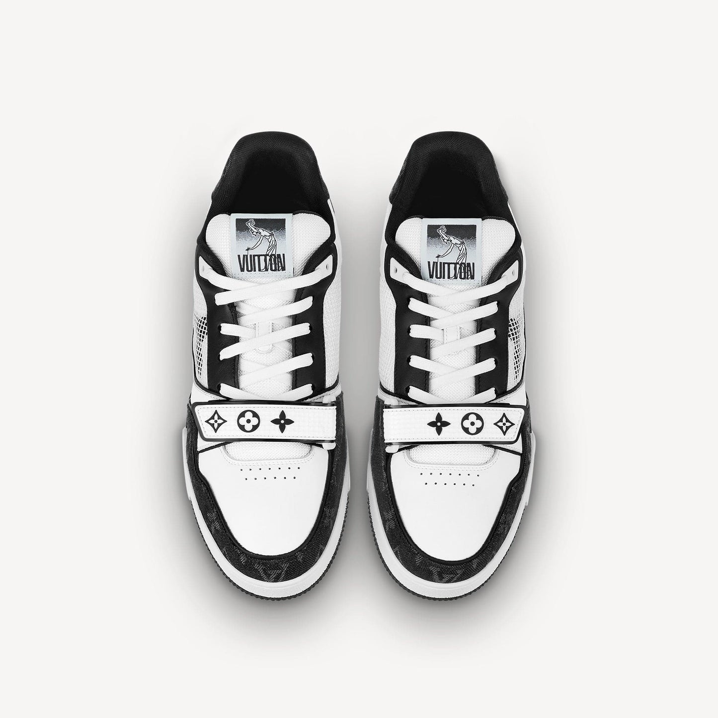 LOUIS VUITTON TRAINER MONOGRAM DENIM BLACK