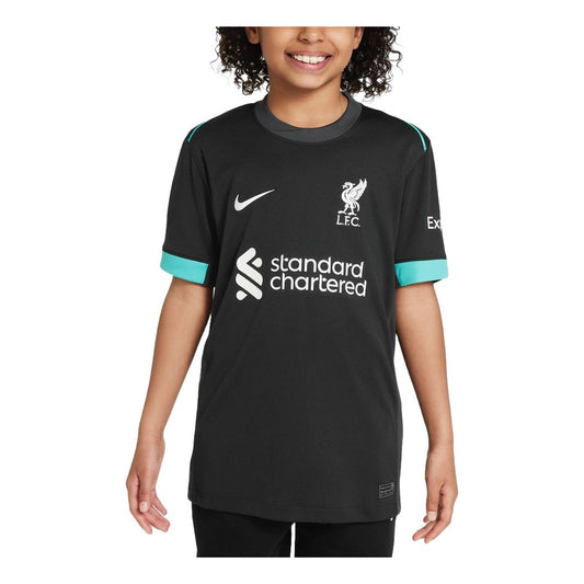 (GS) Nike Dri-FIT Liverpool FC 2024/25 Stadium Away Jersey 'Black Teal' FN9125-322