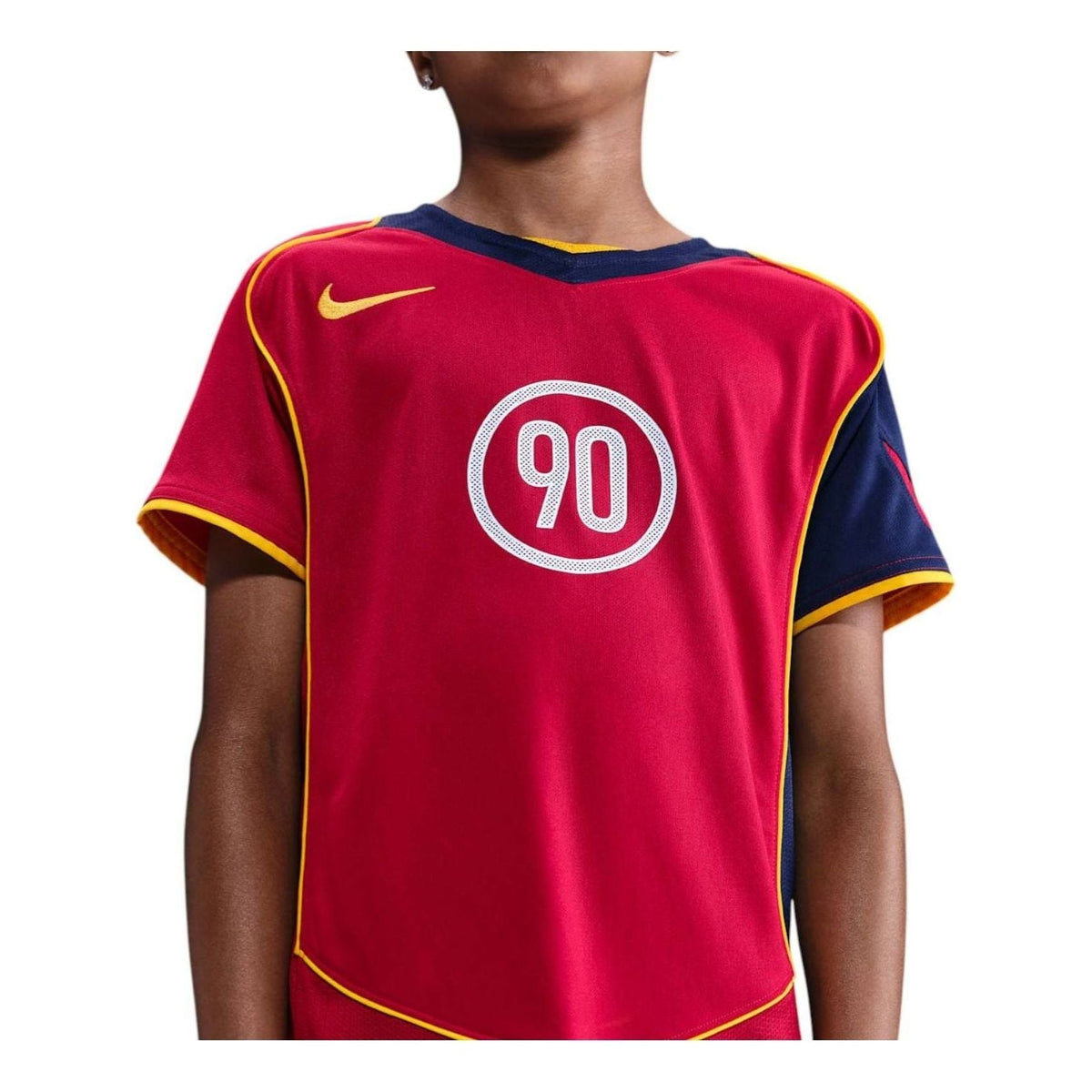 (GS) Nike Total 90 Dri-FIT Soccer Jersey 'Gym Red Navy' II9781-687
