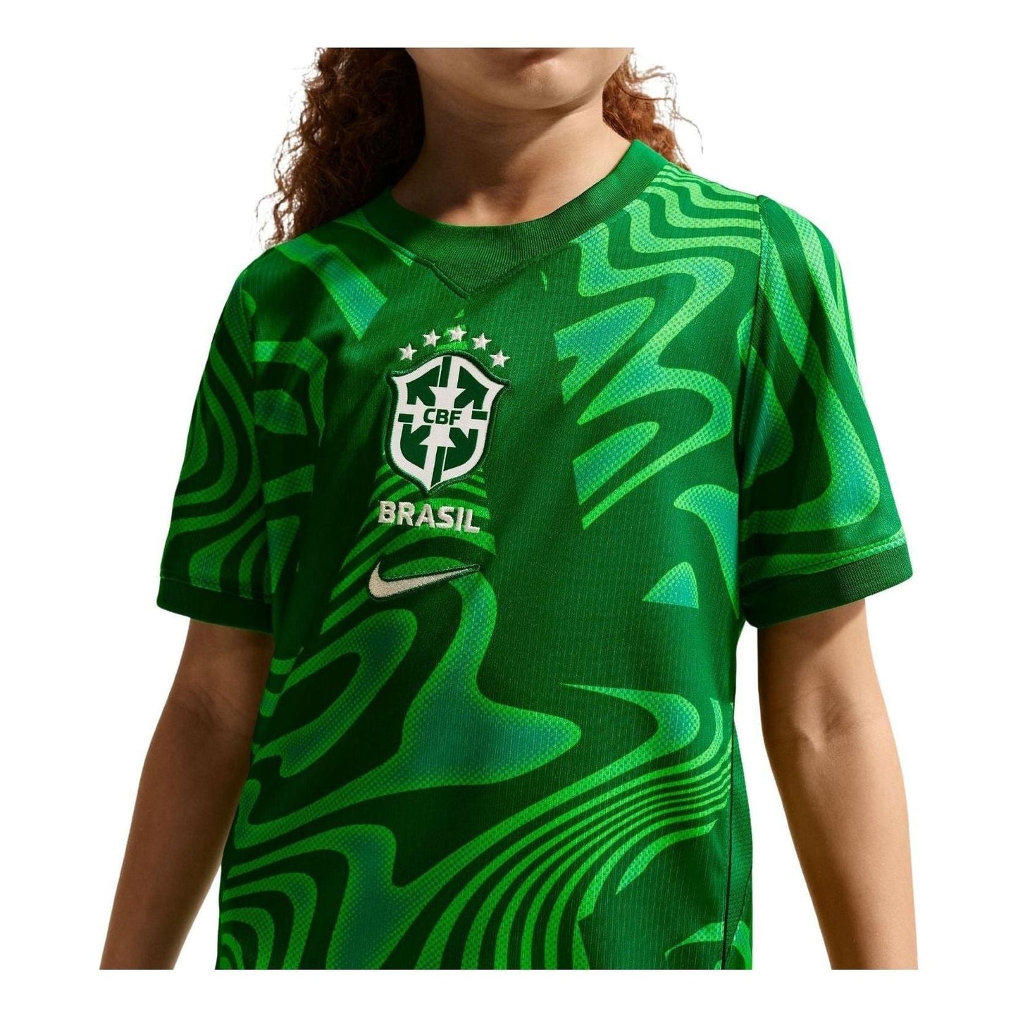 (GS) Nike Brazil 2026 Stadium Goalkeeper Dri-FIT Soccer Replica Jersey 'Pine Green White' IB5091-302