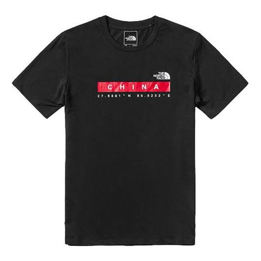 Men's THE NORTH FACE Quick Dry Short Sleeve Version Black 4UCP-JK3