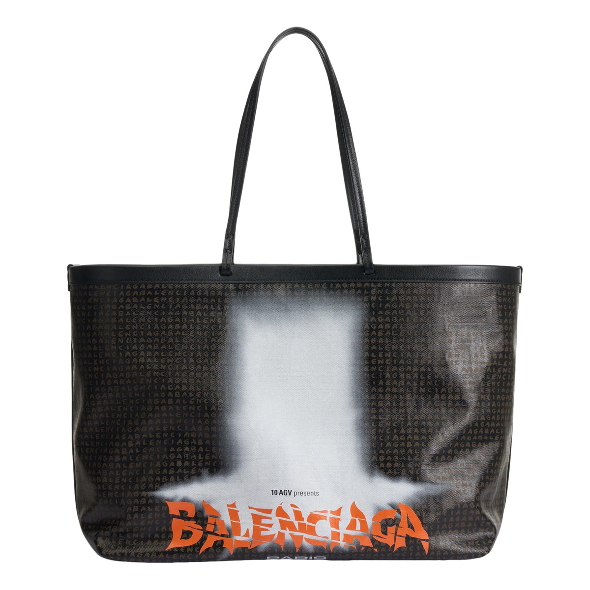 Balenciaga Select Tote Bag Large 'Black Orange' A000QC2ACQE6976