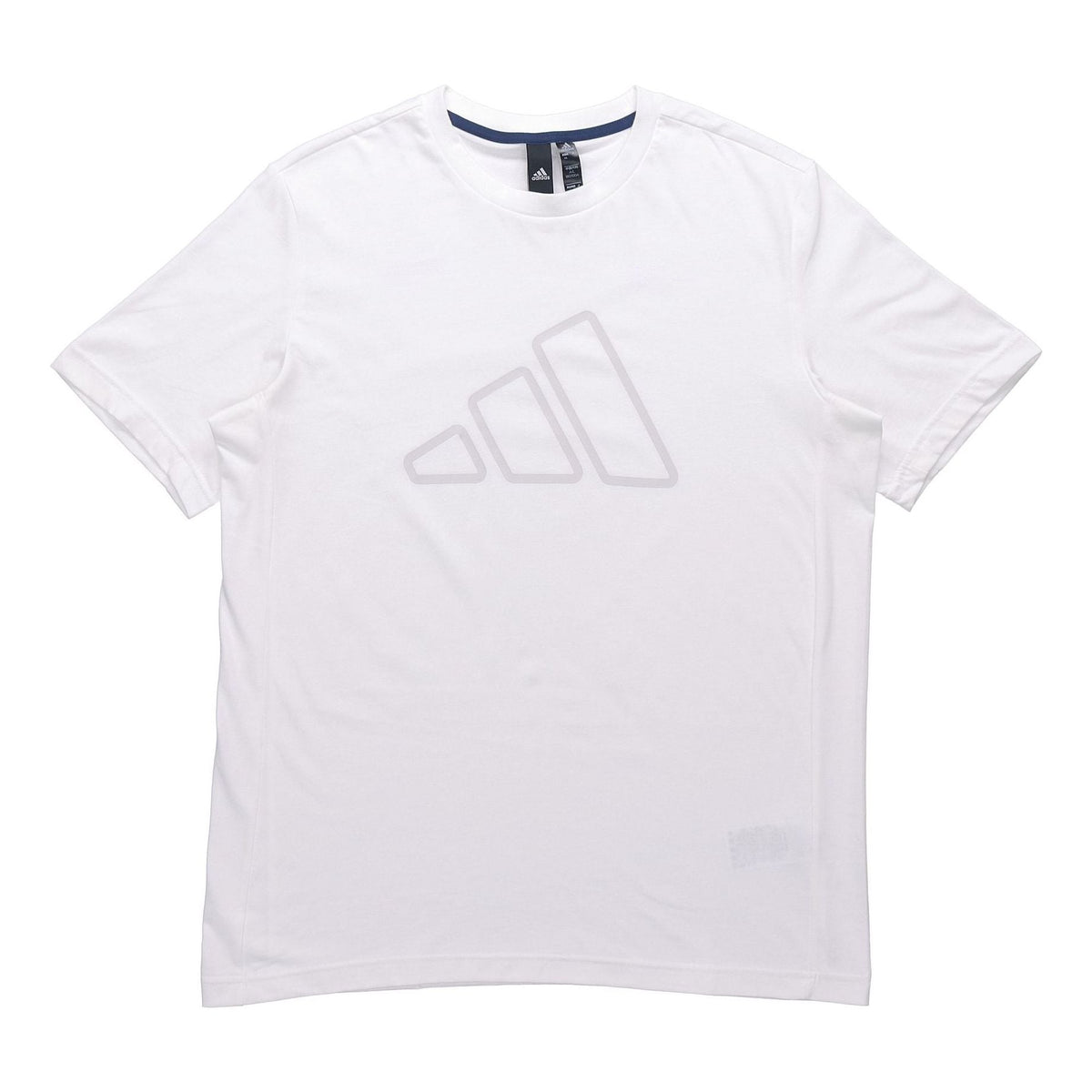 adidas Th Tee Techgfx Logo Printing Sports Training Short Sleeve White GP0985