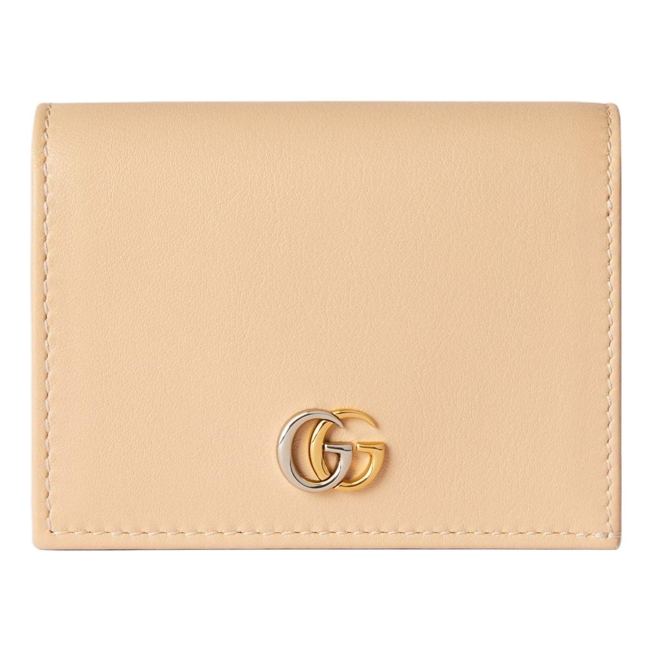 (WMNS) Gucci GG Marmont Card Case Wallet 'Light Beige' 790055-0QG0G-5701