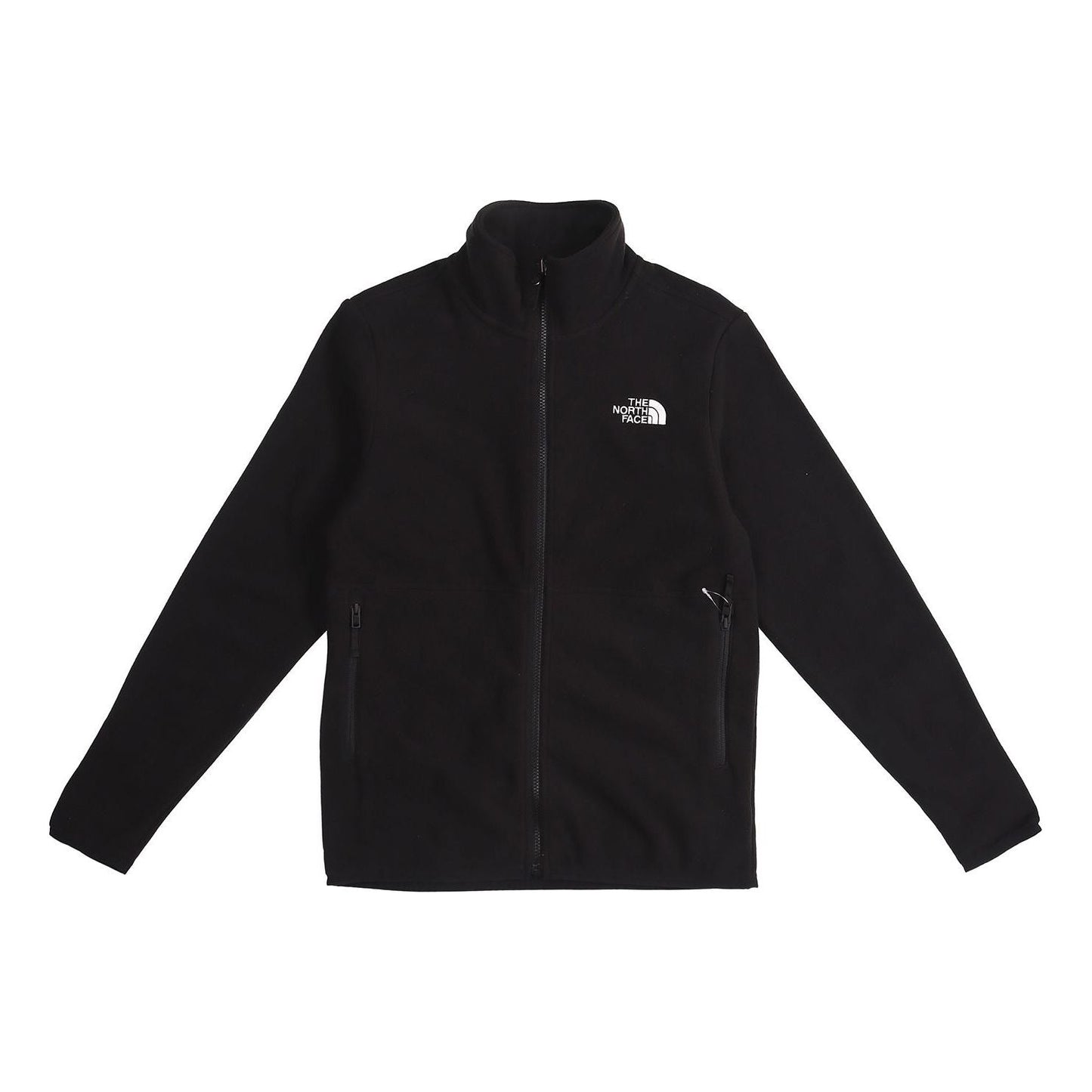 Men's THE NORTH FACE Fleece Cozy Stay Warm Stand Collar Jacket Black 4NA3-JK3