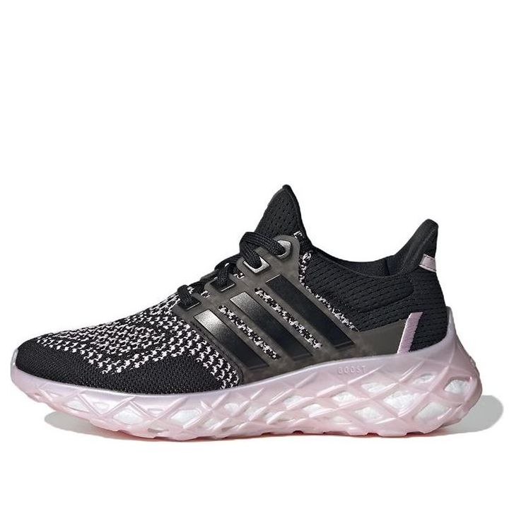 (GS) adidas Ultraboost Web DNA 'Black Clear Pink' GZ4002