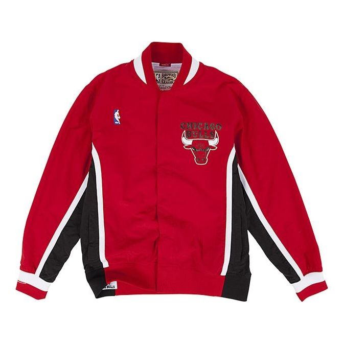Mitchell & Ness NBA AU Training Jacket Chicago Bulls Couple Style Red 6056-300-92CBU