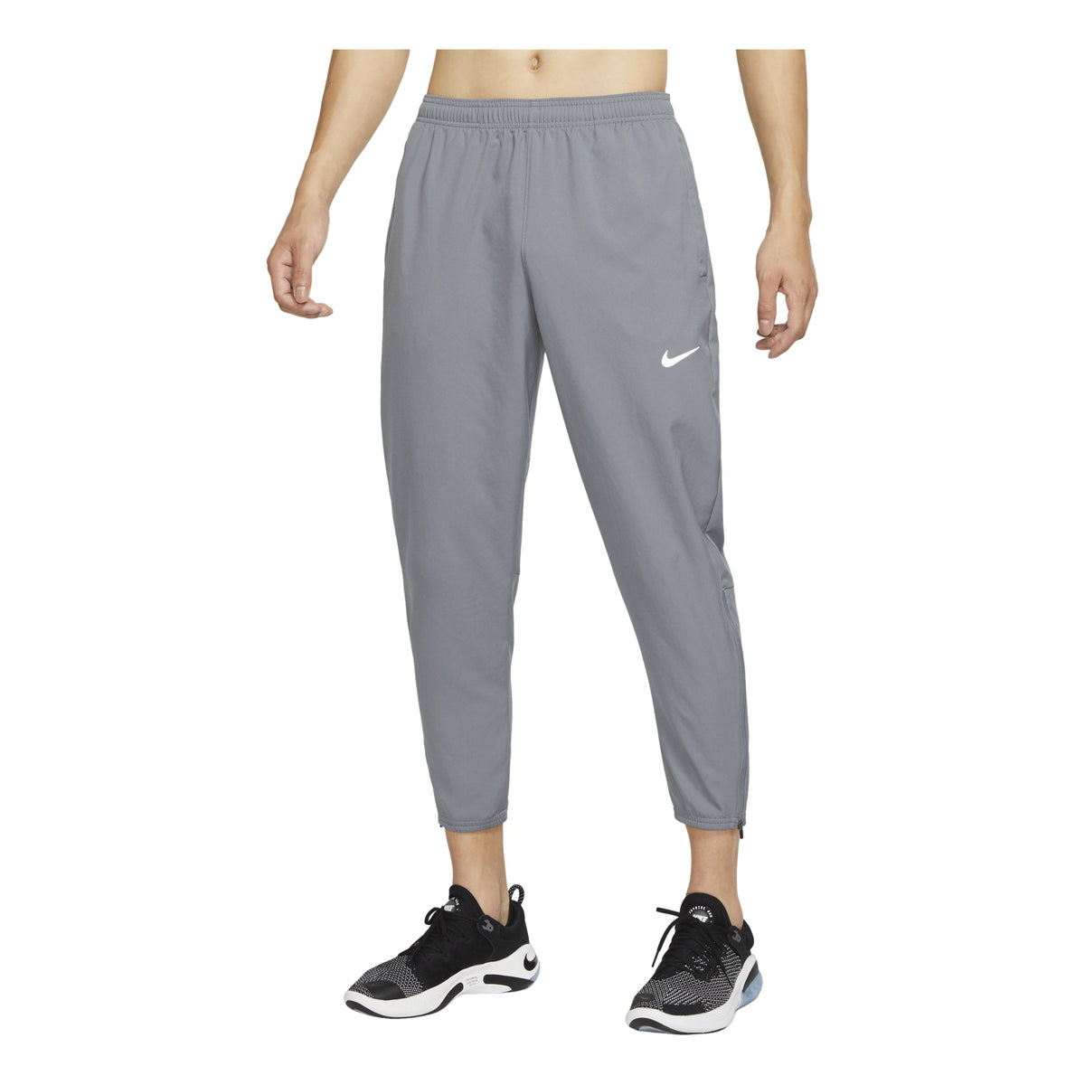 Nike Dri-FIT Challenger logo Sports Woven Running Long Pants Gray DD4895-084