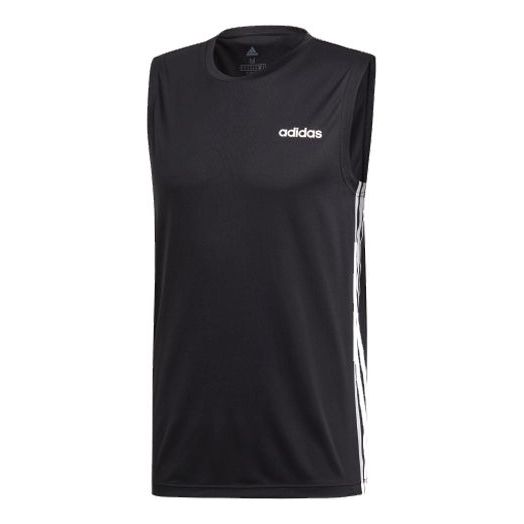 Men's adidas D2M Sl 3S Training Black Vest DT3047