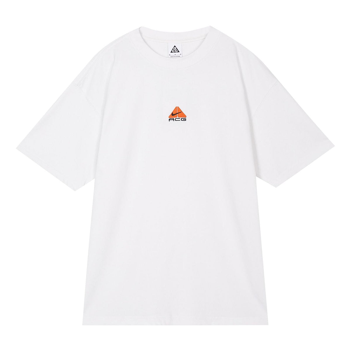 Nike x ACG Logo Embroidered Pattern Loose Round Neck Short Sleeve White DQ1815-121