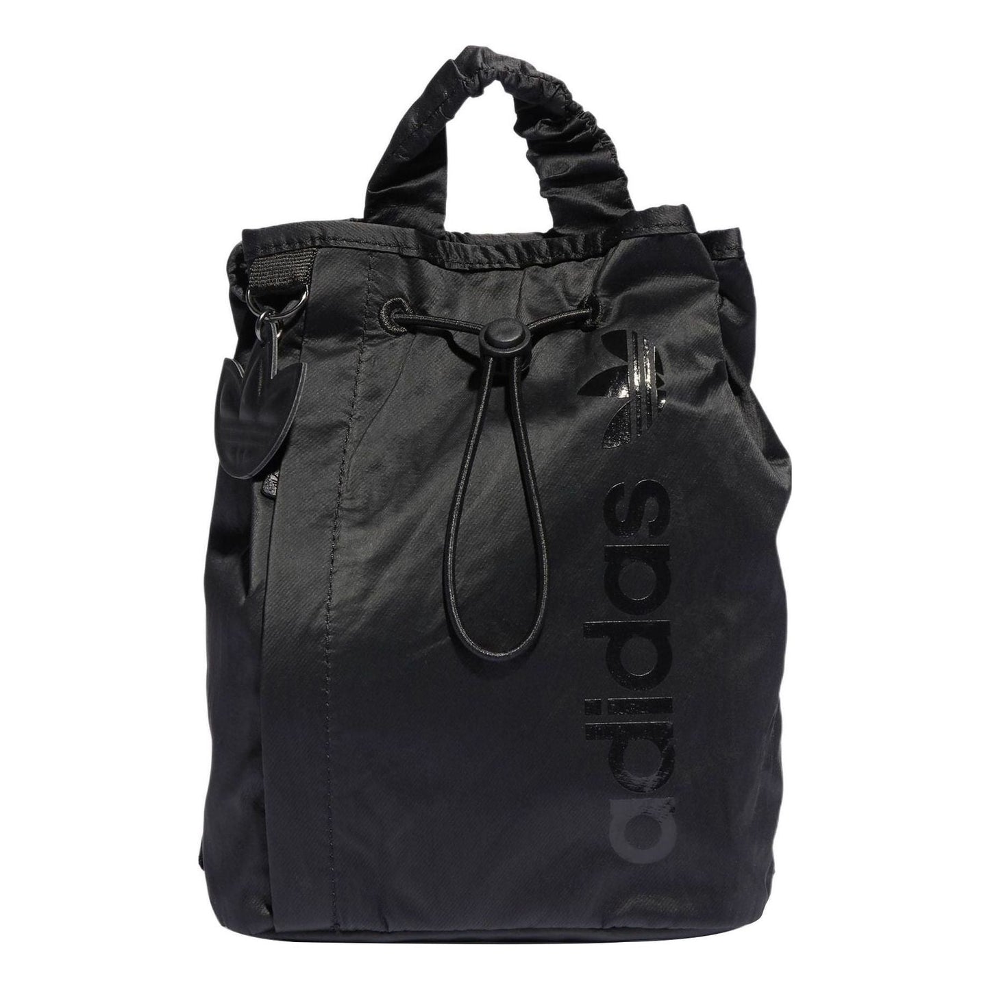 (WMNS) adidas Satin Mini Bucket Backpack 'Black' IB9046