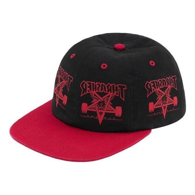 Supreme x Thrasher 6-Panel Cap 'Black Red' SUP-FW21-026