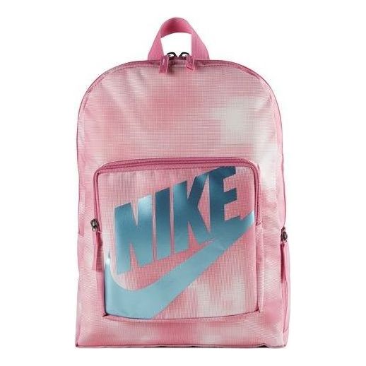 (GS) Nike Junior YTH Classic AOP Backpack M Flamingo/Cerulean 'Pink Blue' BA6213-693