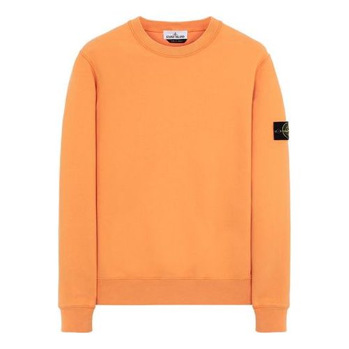 Men's STONE ISLAND Cotton Round Neck Orange 731563020-V0032