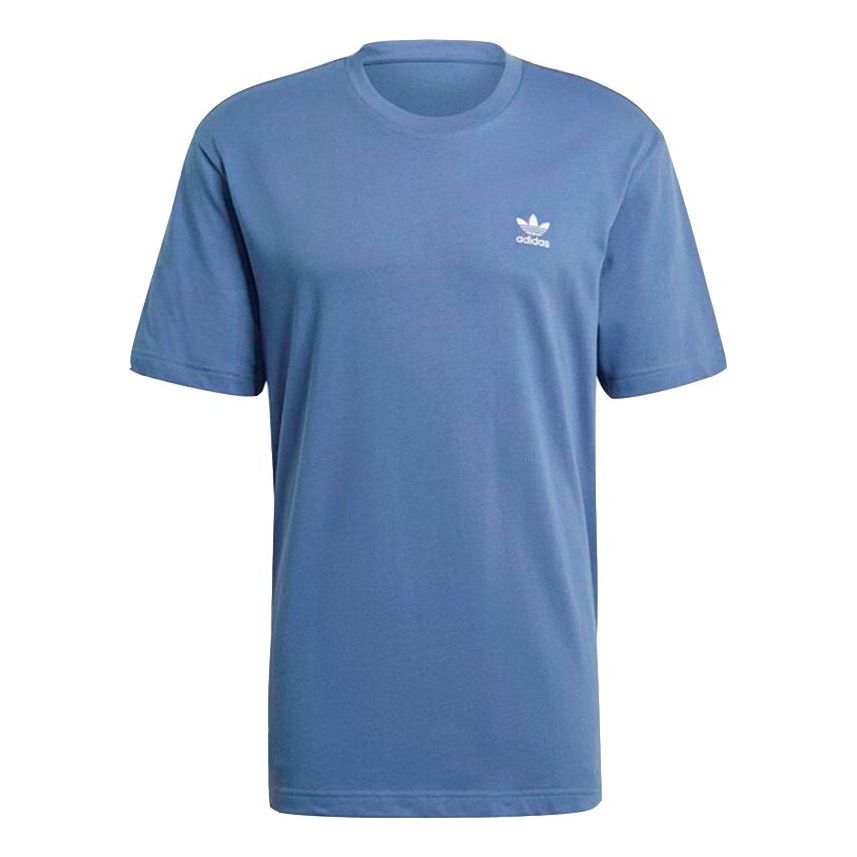 adidas originals Logo Printing Sports Breathable Short Sleeve Royal blue GN3497