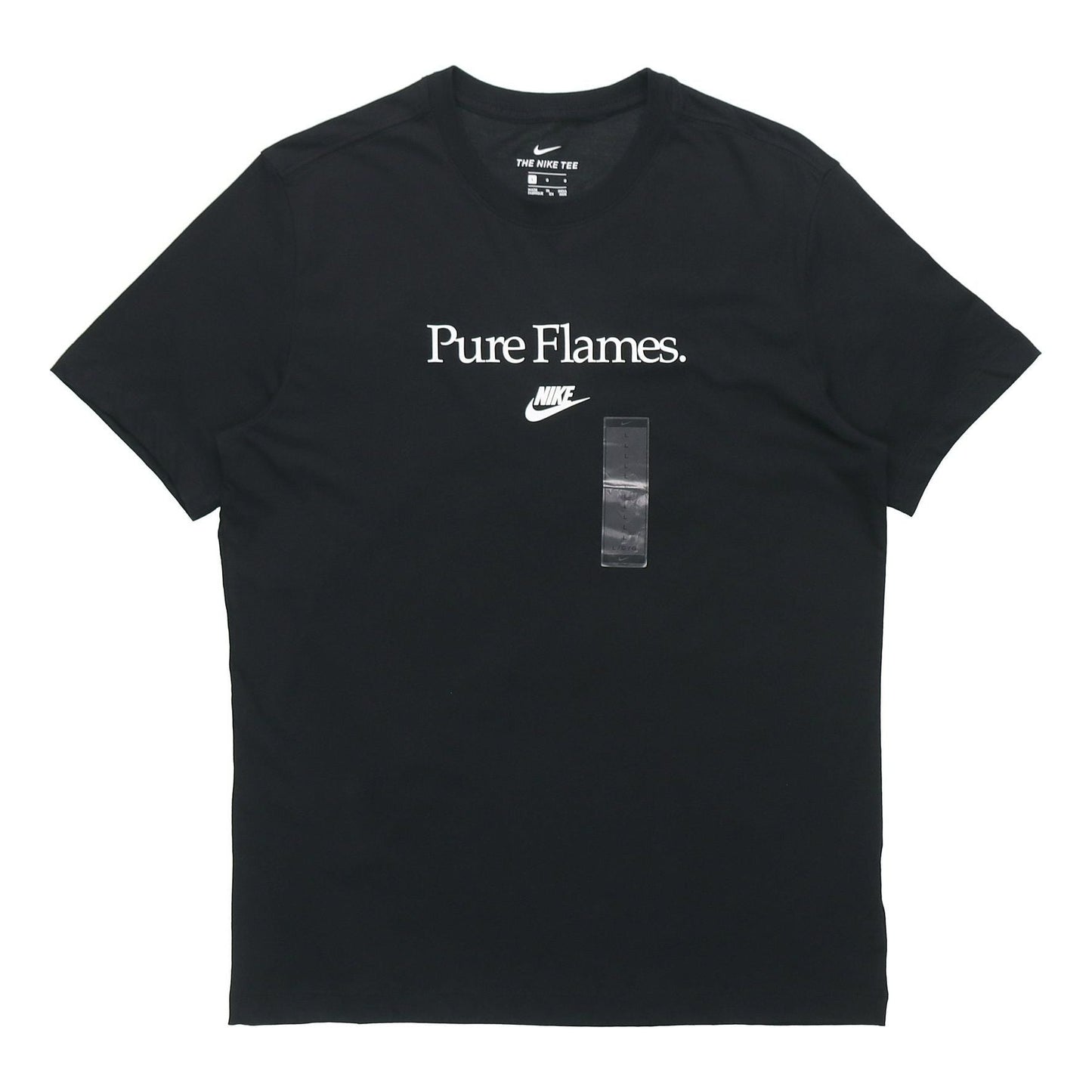 Nike Alphabet Printing Round Neck Short Sleeve Black CK9768-010