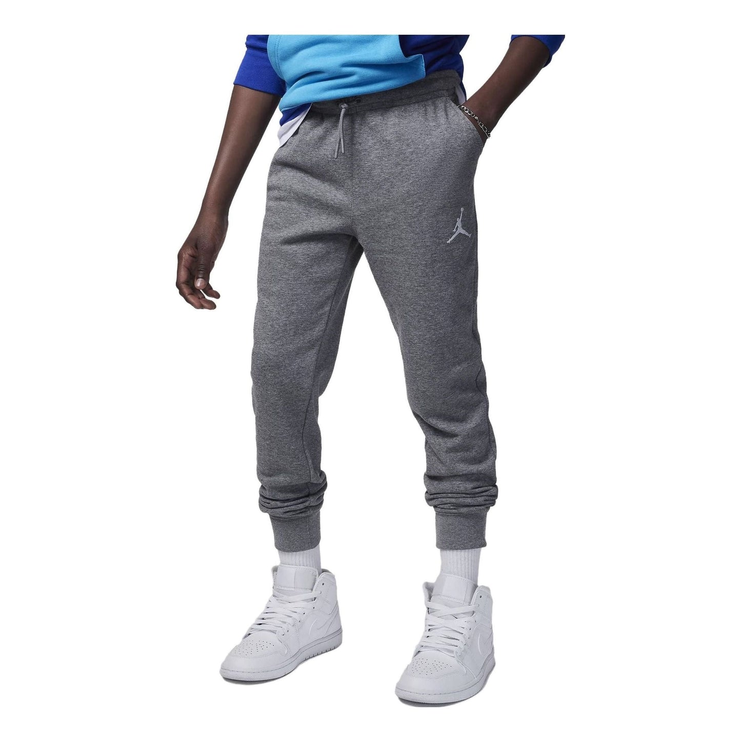 (GS) Air Jordan Jumpman Air Sweatpants 'Grey' FV2781-091