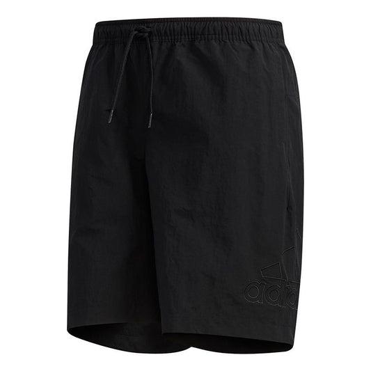 adidas M Mh 3s Wv Sho Woven Solid Color Loose Sports Shorts Black FM5468