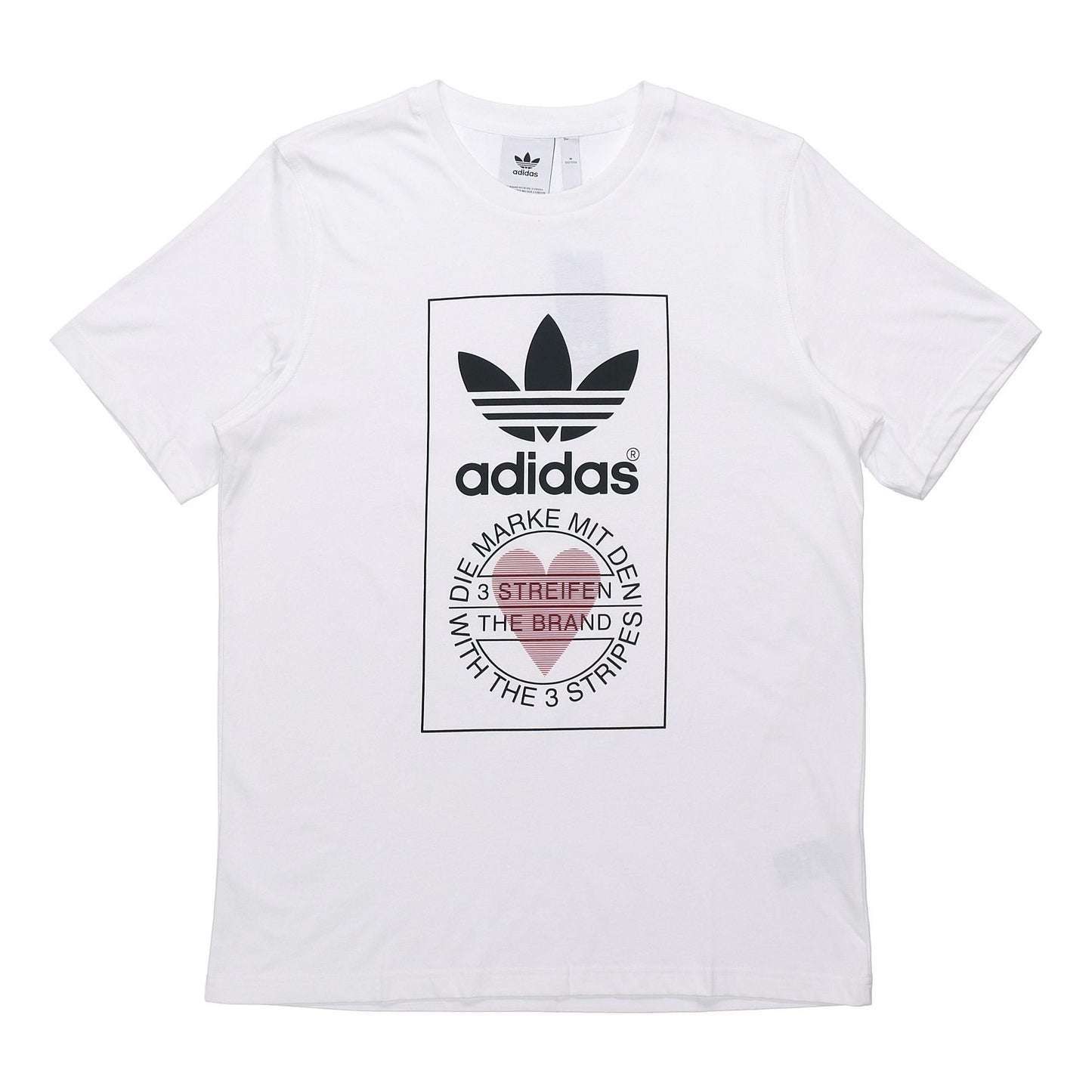 adidas originals Love Printing Short Sleeve White GK7165