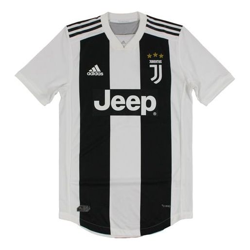 adidas Juventus Player Edition Home Short Sleeve Black White CF3493