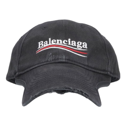 Balenciaga Political Campaign Destroyed Cap 'Black' 766861410B21077