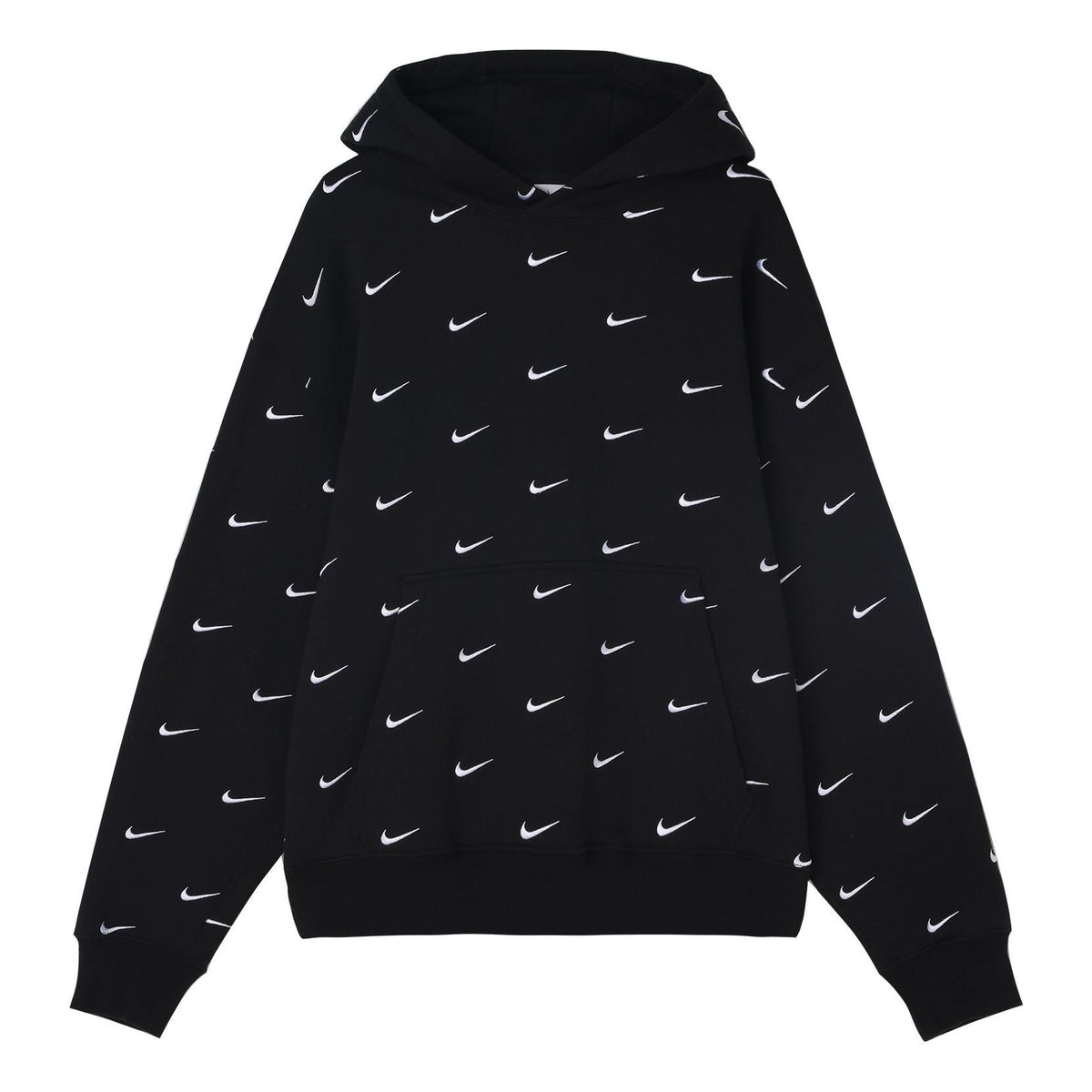 Nike All Over Swoosh Logo Hoodie 'Black' CJ8907-010