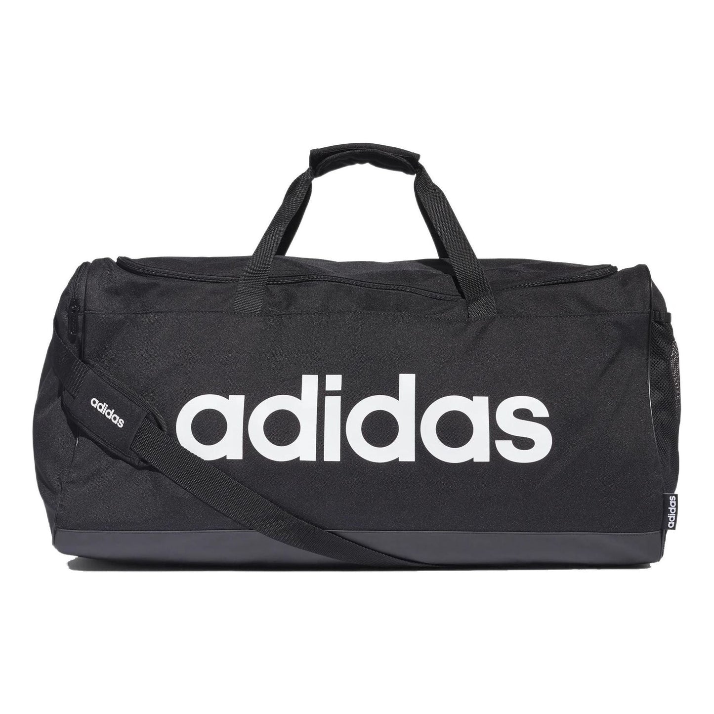 adidas Linear Logo Duffel Bag Large 'Black White' FM2400