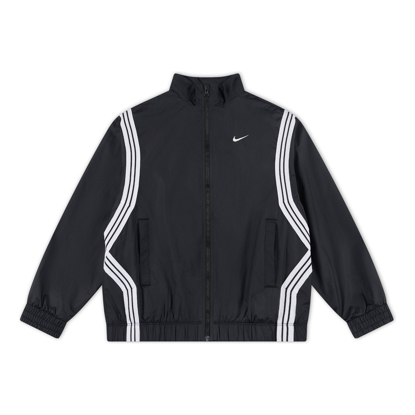 (GS) Nike Crossover Repel Basketball Jacket 'Black White' FZ5233-010