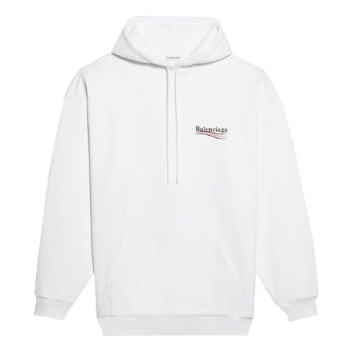 Men's Balenciaga Political Campaign Logo White 600583TIV539040