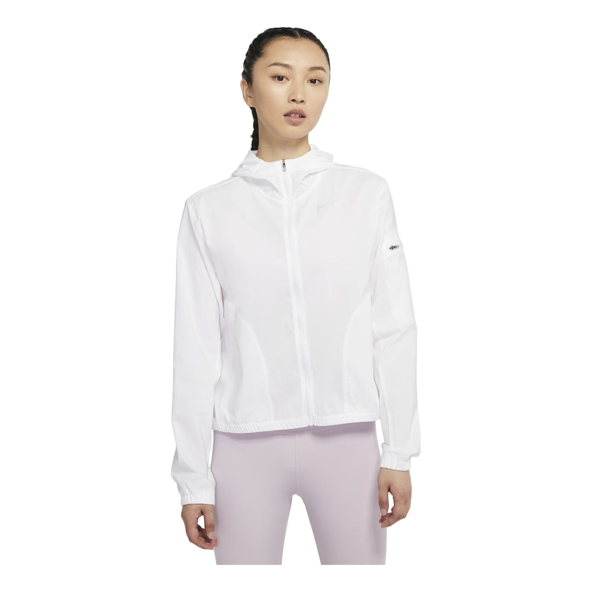 (WMNS) Nike Small Label Solid Color Hooded Jacket White DH1991-100