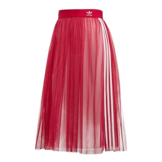 (WMNS) adidas Tulle Skirt 'Red' DV0851
