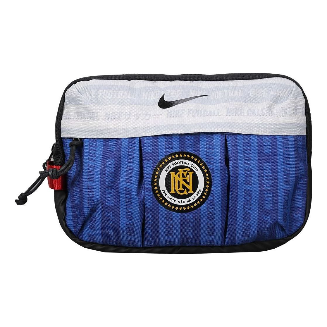 Nike F.C. Football Sports Utility Travel Bag 'Black Royal Blue' CV6354-010