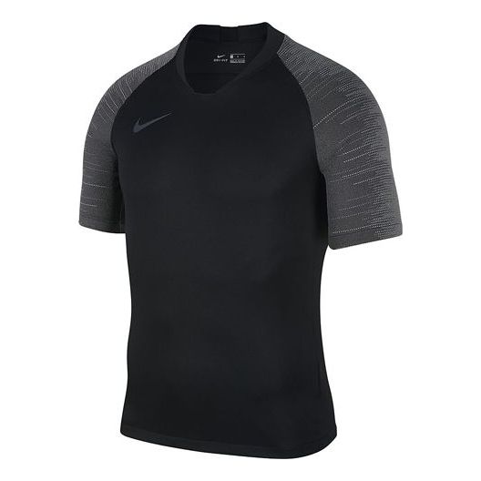 Nike Breathe Strike Casual Soccer Training Sport Short Sleeve Men's Black AT5871-010