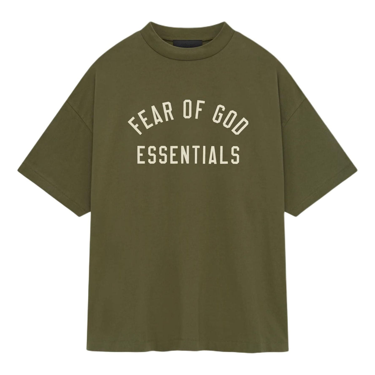 Fear of God Essentials Jersey Crewneck Tee 'Military' 125BT244195F