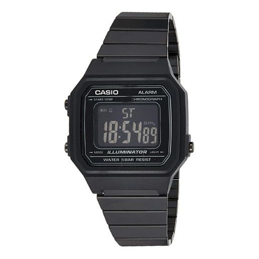 CASIO Men's Vintage Electronic Waterproof Sports Mens Black Digital B650WB-1BEF