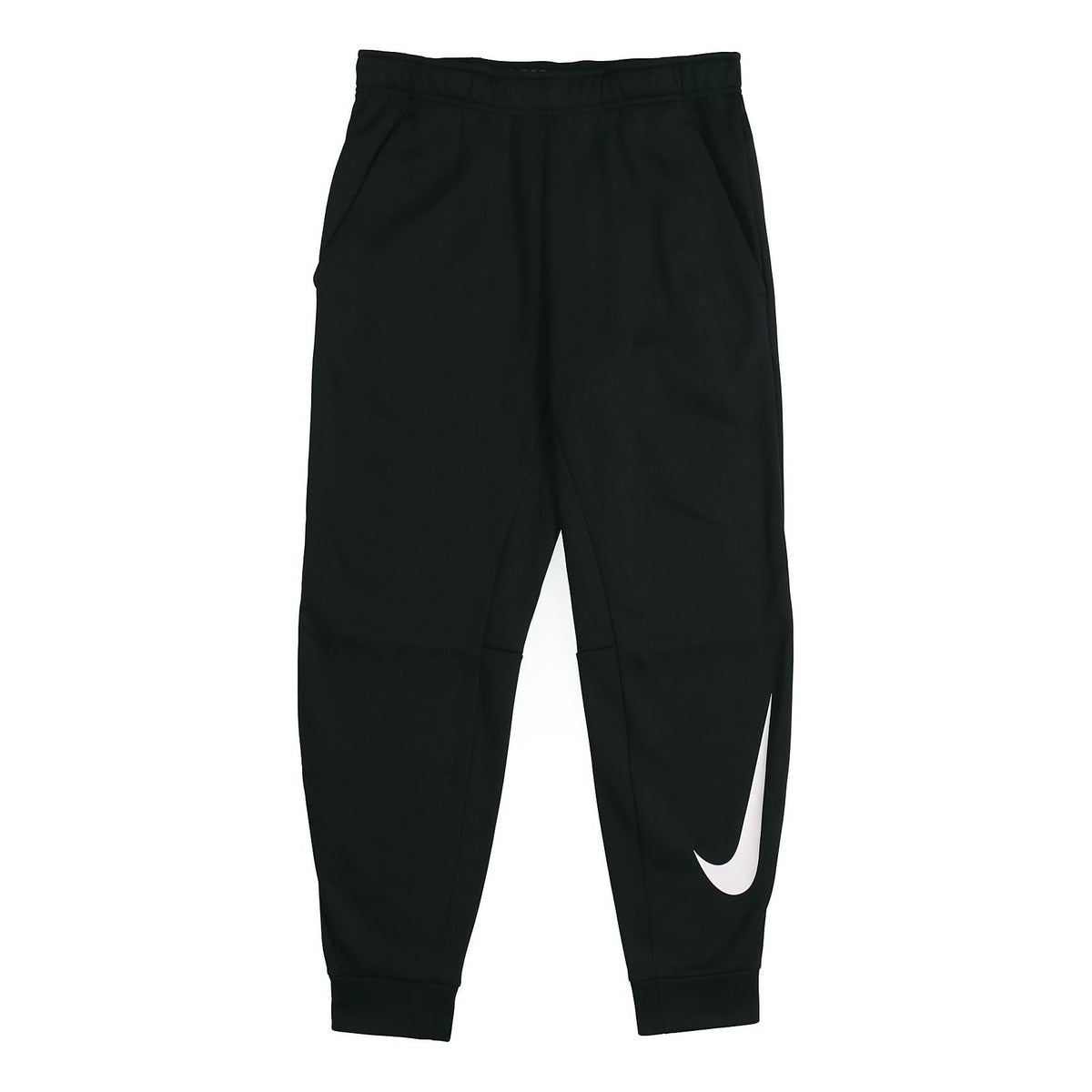 Nike Therma Tapered Swoosh Fleece Lined Sports Training Long Pants Black 932258-010