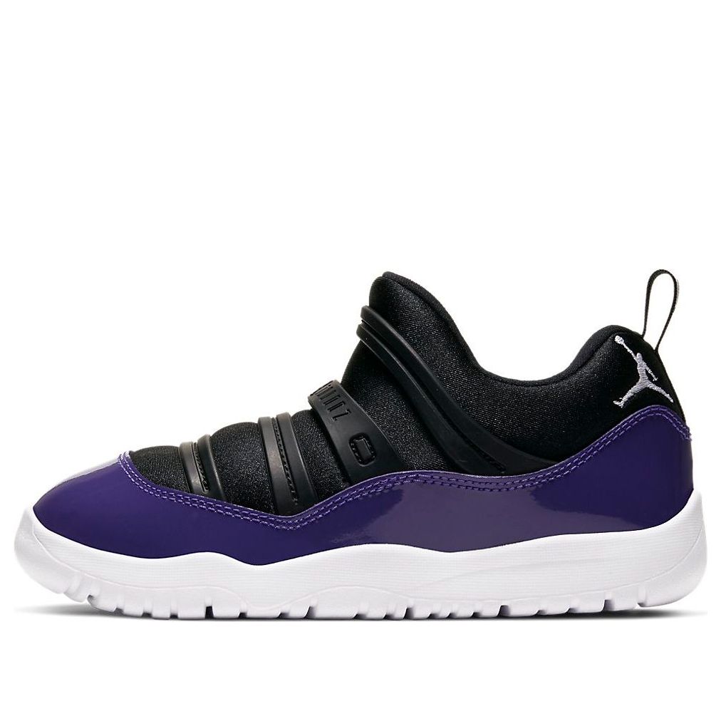 (PS) Air Jordan 11 Retro Little Flex 'Black Court Purple' BQ7101-005