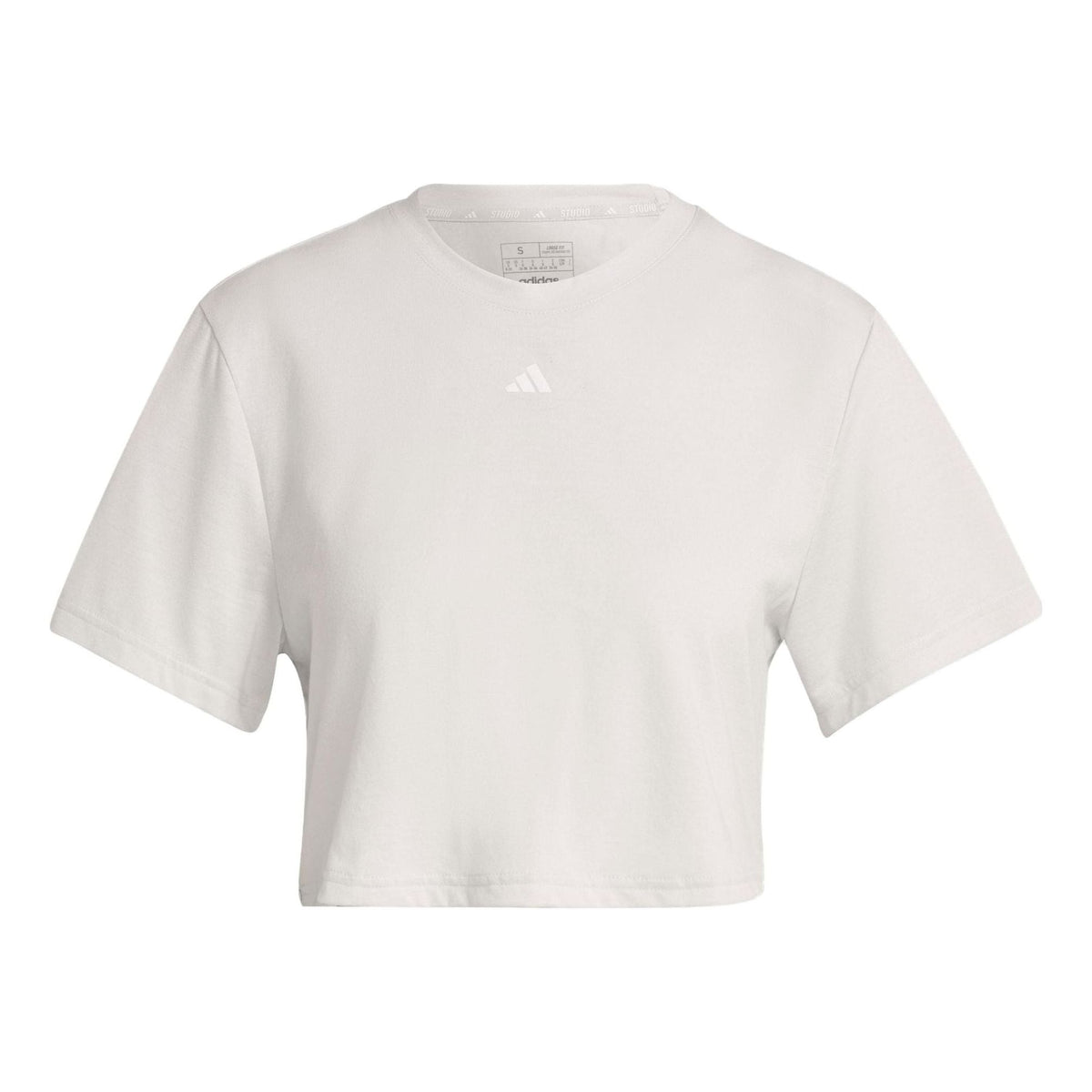 (WMNS) adidas Studio T-Shirt 'White' IB8565