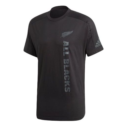 adidas Ab Graphic logo Printing Sports Short Sleeve Black FS0706